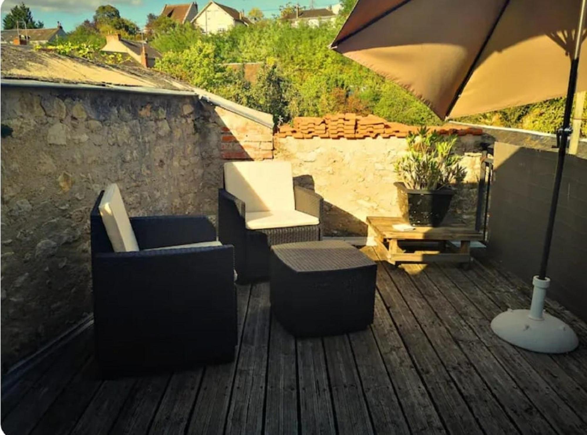 Chambres Avec Salle De Bains Et Cuisine En Centre Ville Argenton Sur Creuse Ngoại thất bức ảnh