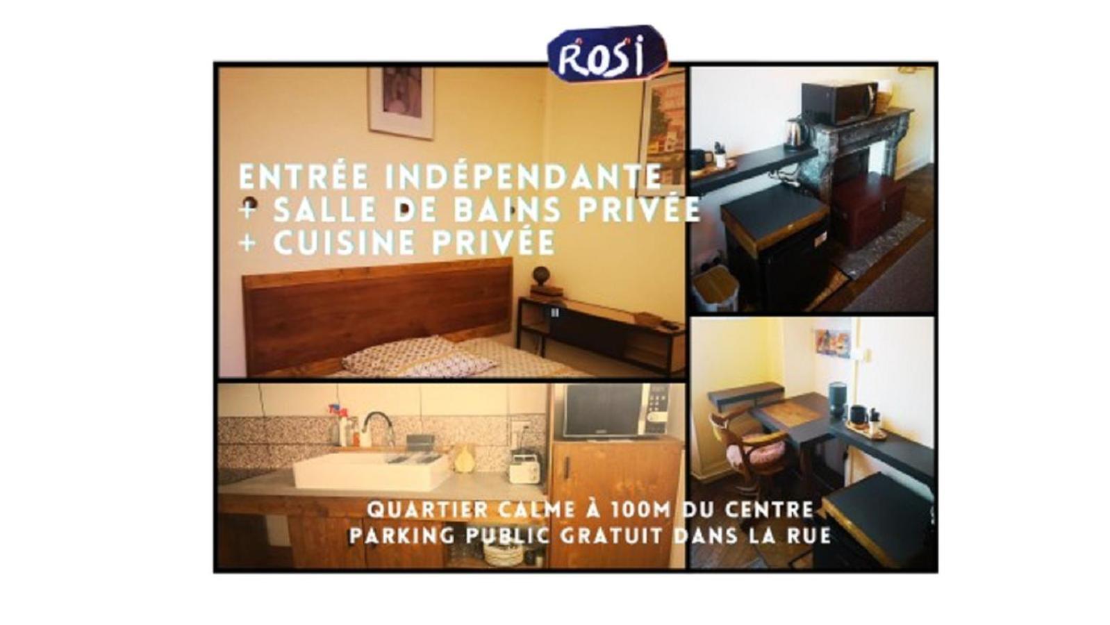 Chambres Avec Salle De Bains Et Cuisine En Centre Ville Argenton Sur Creuse Ngoại thất bức ảnh